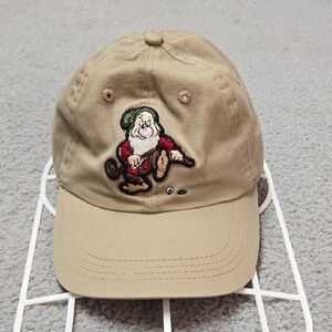 Ahead Tan Disney Golf Cap with Embroidered Character